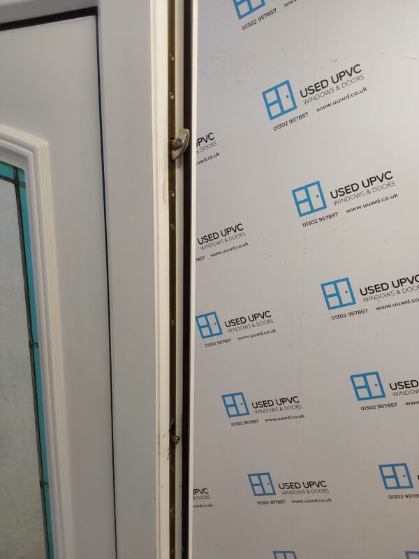 Used White Upvc Back Door 960mm x 2030mm 0713 - Image 4