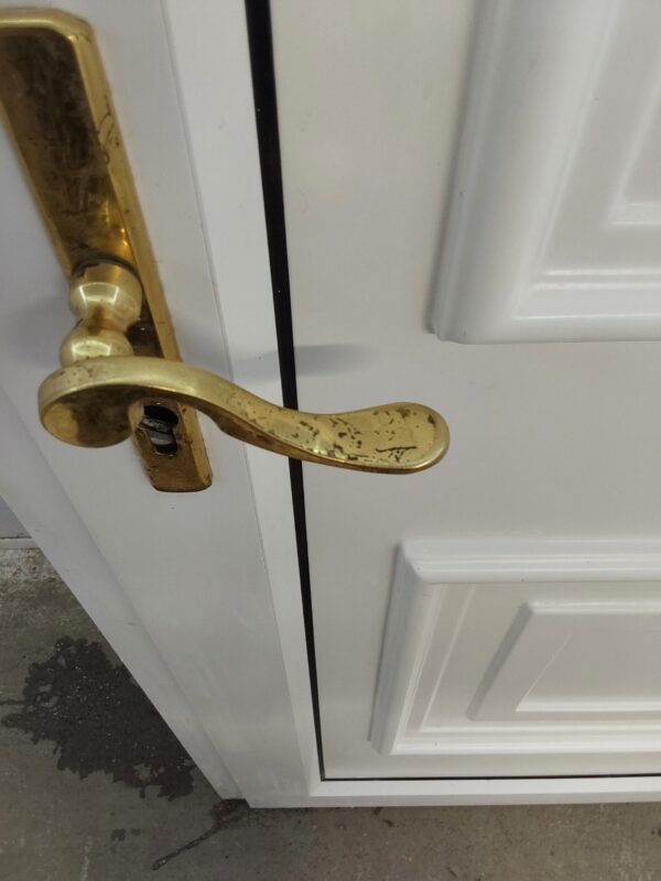 Used White Upvc Back Door 885mm x 2020mm 0648 - Image 7