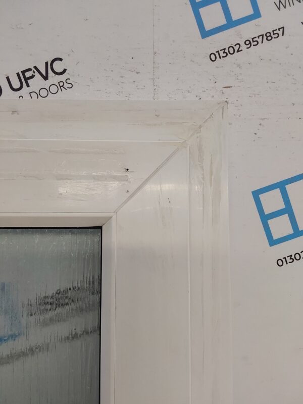 Used White Upvc Back Door 815mm x 2010mm 0612 - Image 9