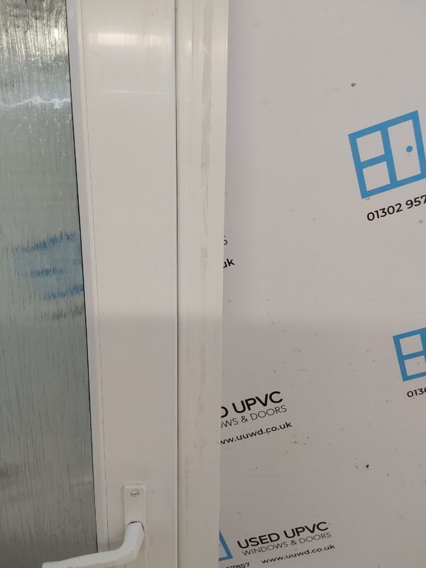 Used White Upvc Back Door 815mm x 2010mm 0612 - Image 10