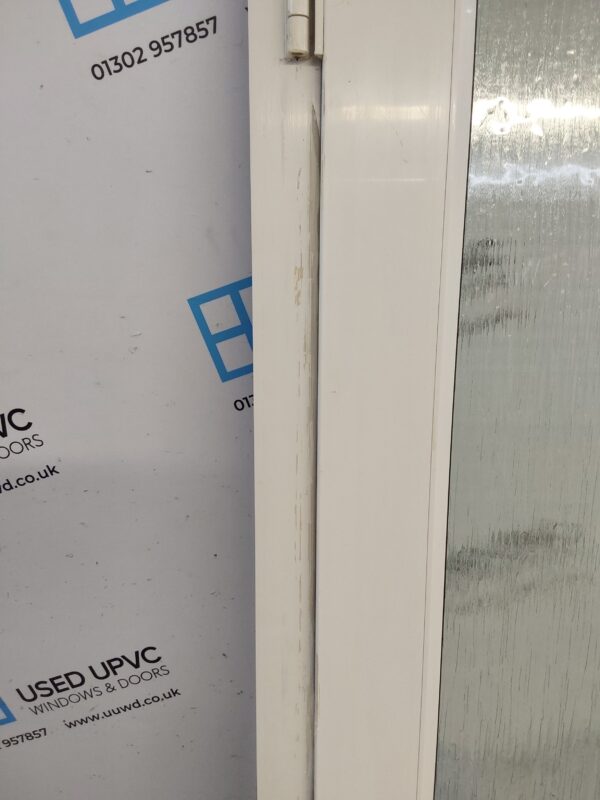 Used White Upvc Back Door 815mm x 2010mm 0612 - Image 12