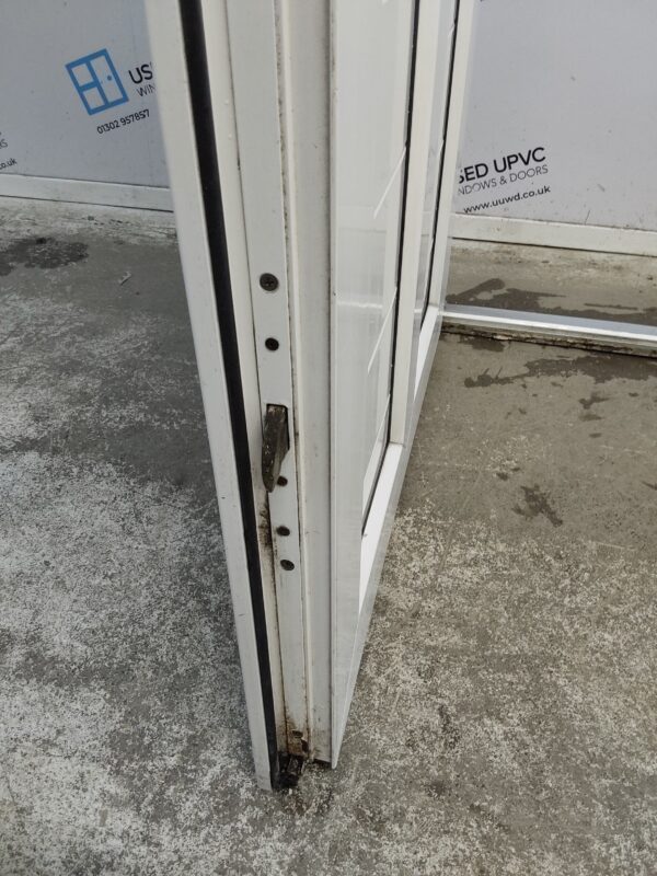 Used White Upvc Back Door 815mm x 2010mm 0612 - Image 6