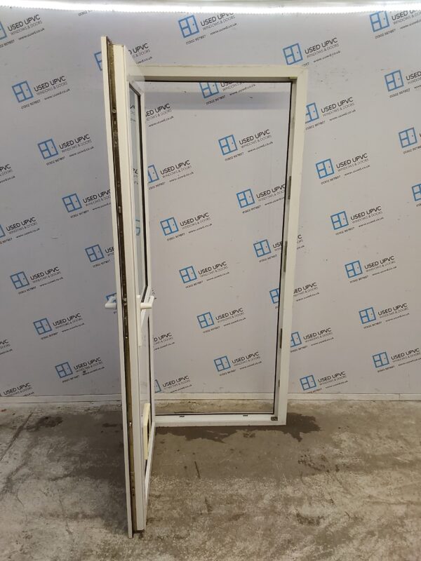 Used White Upvc Back Door 895mm x 2025mm 0313 - Image 3