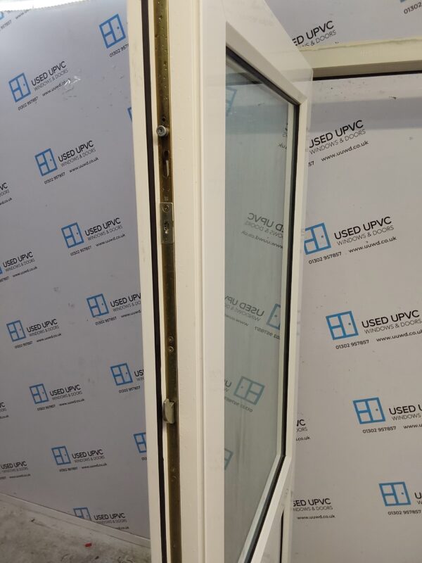 Used White Upvc Back Door 895mm x 2025mm 0313 - Image 4