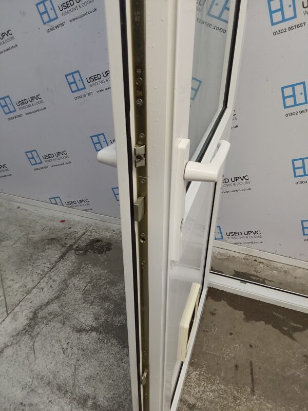 Used White Upvc Back Door 895mm x 2025mm 0313 - Image 5