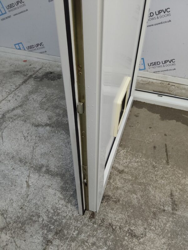 Used White Upvc Back Door 895mm x 2025mm 0313 - Image 6