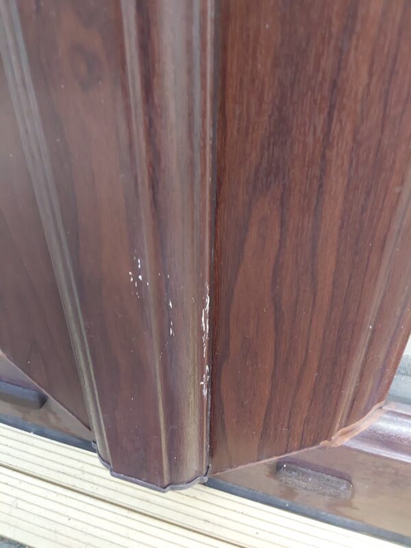 Used Rosewood Upvc French Doors 980mm x 2140mm EA2 - Image 5