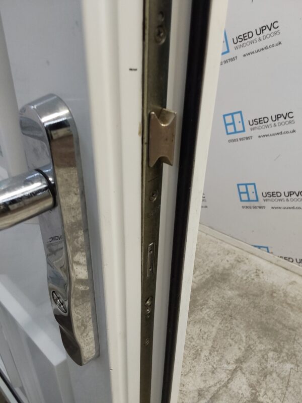 Used White Upvc Back Door 850mm x 2050mm 0648 - Image 6