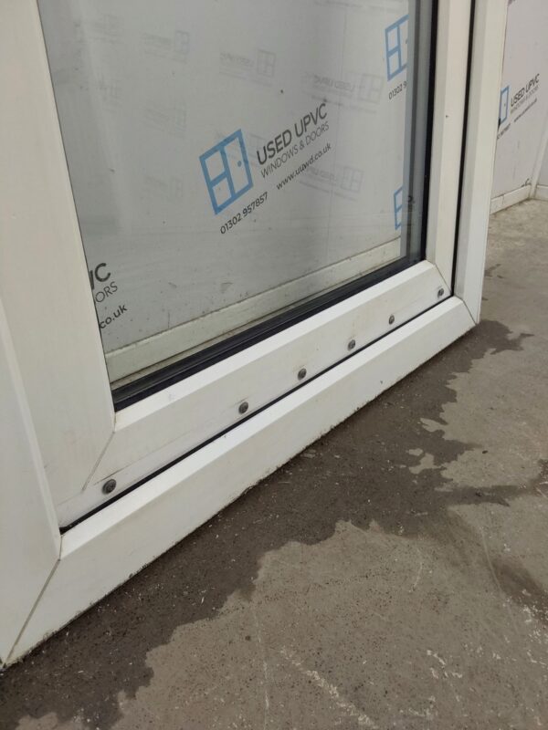 Used White Upvc Full Glass Back Door 895mm x 2055mm (reduce to 885mm) 0612 - Image 4