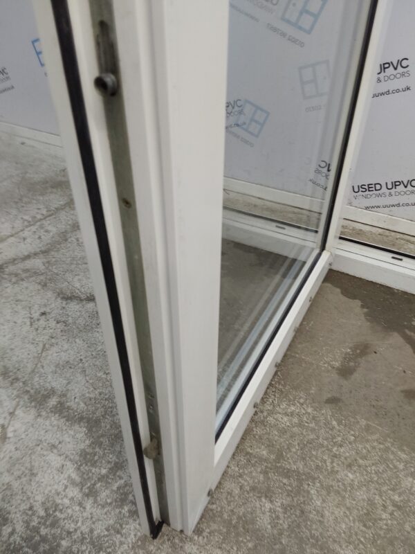 Used White Upvc Full Glass Back Door 895mm x 2055mm (reduce to 885mm) 0612 - Image 7