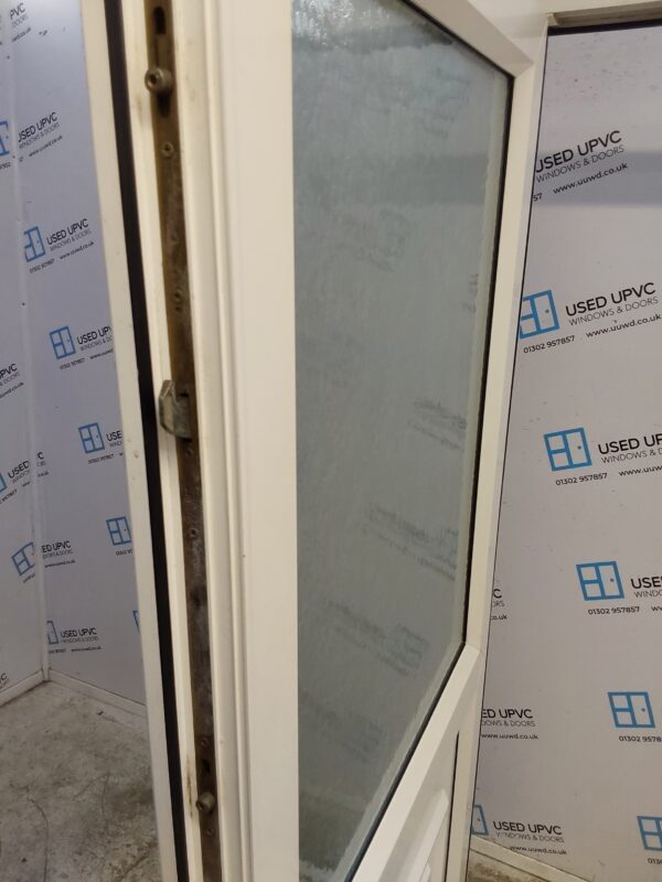 Used White Upvc Back Door 920mm x 2000mm 0041 - Image 4