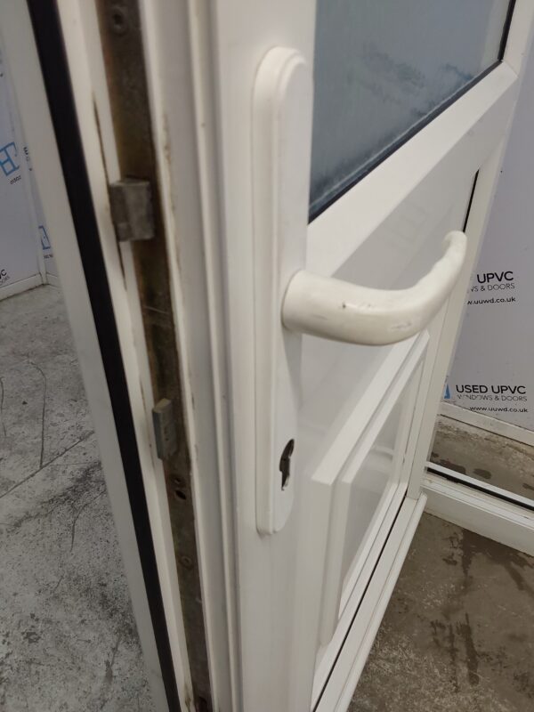 Used White Upvc Back Door 920mm x 2000mm 0041 - Image 5