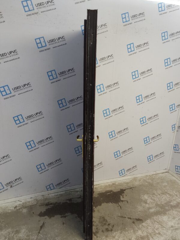 Used Woodgrain Upvc Back Door 840mm x 1995mm 0087 - Image 4