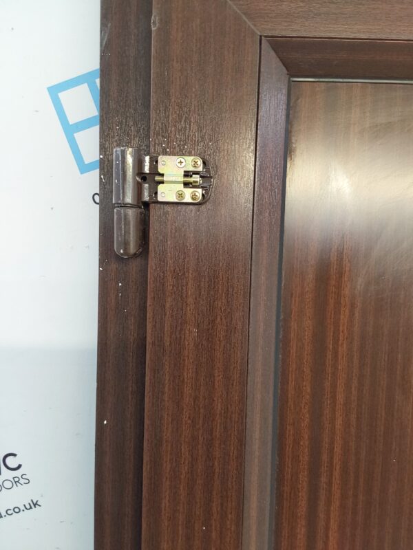 Used Woodgrain Upvc Back Door 840mm x 1995mm 0087 - Image 5