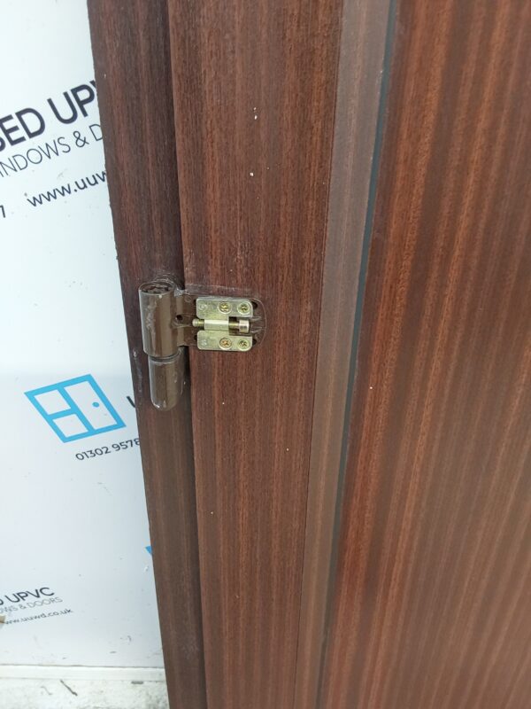 Used Woodgrain Upvc Back Door 840mm x 1995mm 0087 - Image 6