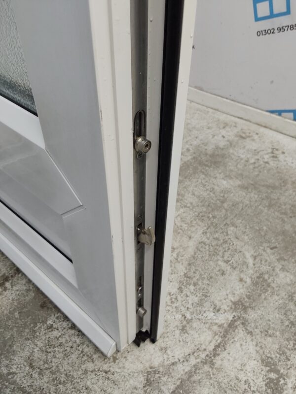 Used White Upvc French Doors And Toplight 1145mm x 2240mm EA3 - Image 8