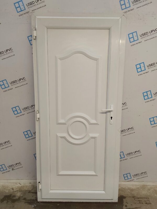 Used White Upvc Back Door 935mm x 2060mm 0020 - Image 2