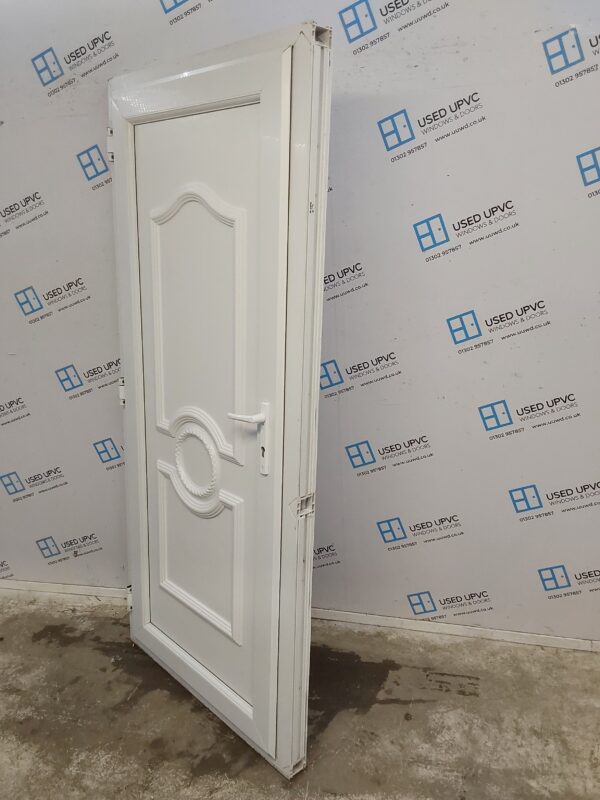Used White Upvc Back Door 935mm x 2060mm 0020 - Image 4