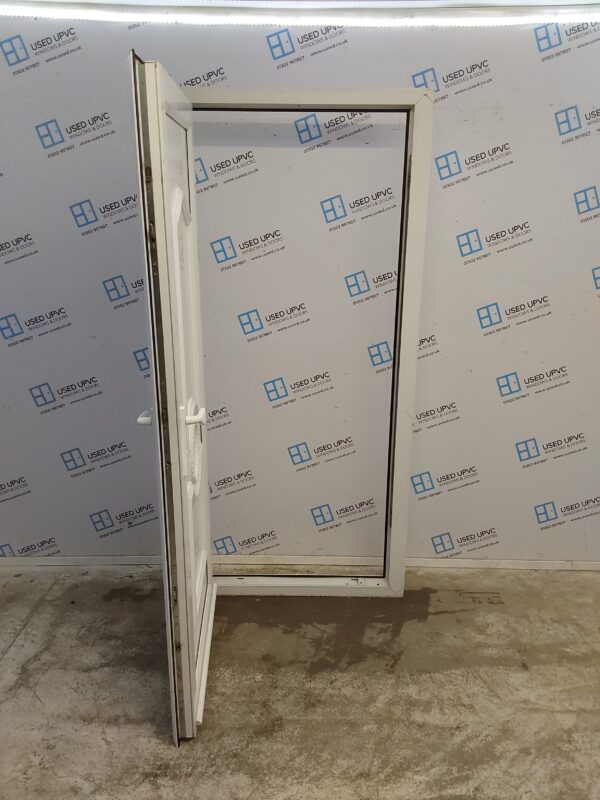 Used White Upvc Back Door 935mm x 2060mm 0020 - Image 3