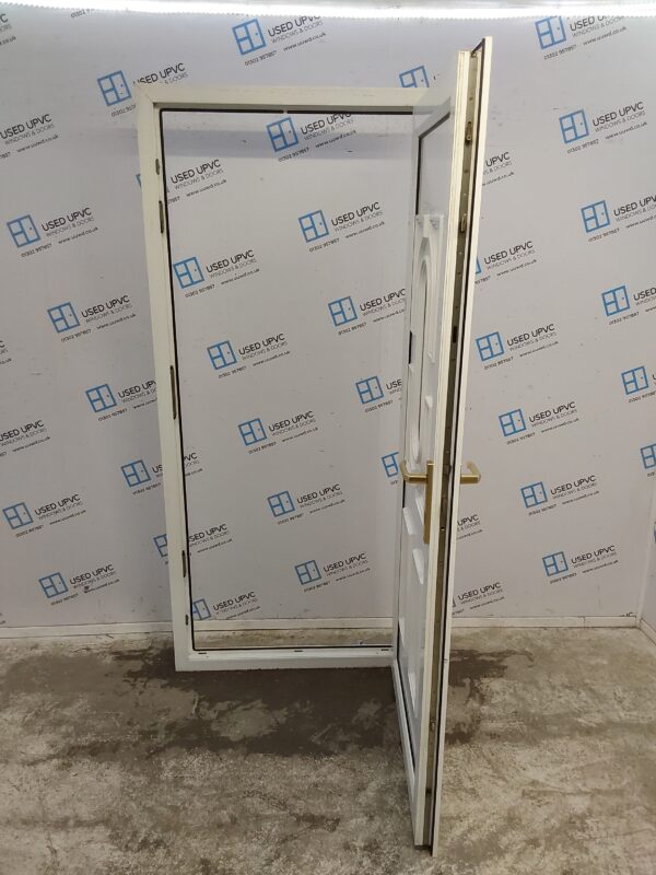 Used White Upvc Back Door 920mm x 2055mm 0184 - Image 3