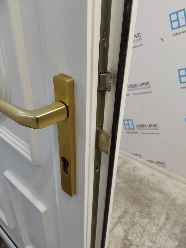 Used White Upvc Back Door 920mm x 2055mm 0184 - Image 5