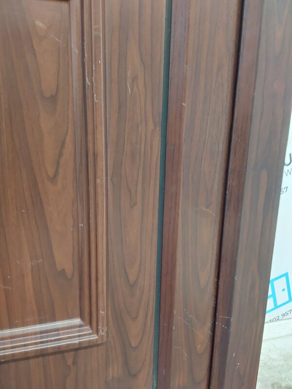 Used Rosewood Upvc Back Door 935mm x 2090mm 0290 - Image 7