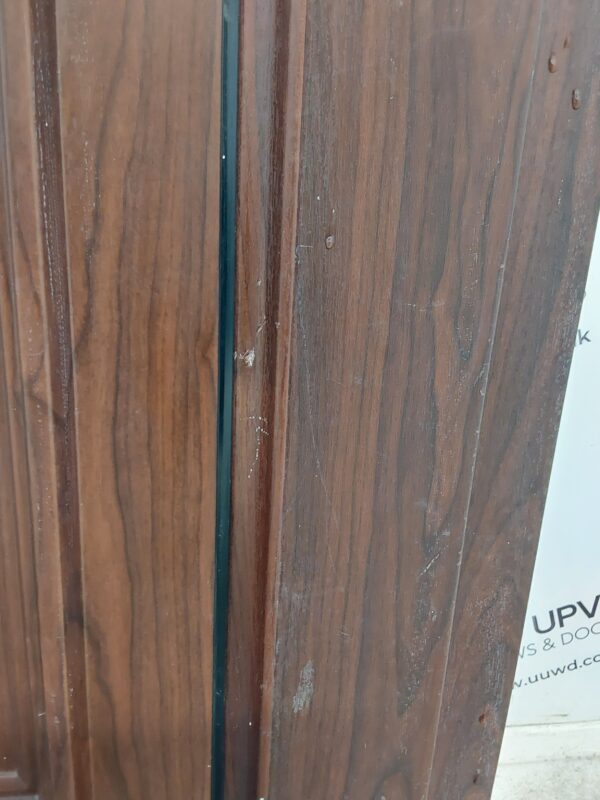 Used Rosewood Upvc Back Door 935mm x 2090mm 0290 - Image 9