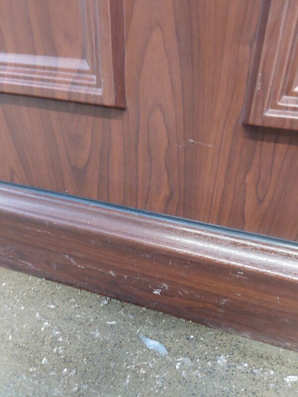 Used Rosewood Upvc Back Door 935mm x 2090mm 0290 - Image 10