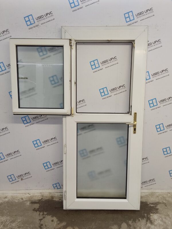 Used White Upvc Back Stable Door 900mm x 2060mm 0286 - Image 5