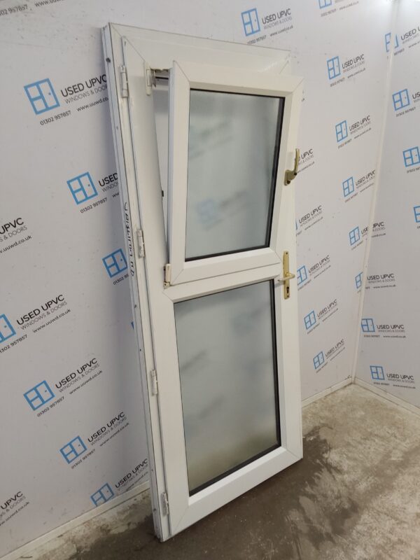 Used White Upvc Back Stable Door 900mm x 2060mm 0286 - Image 4
