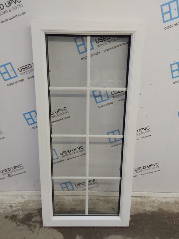 Used White Upvc Window 605mm x 1320mm C2042 - Image 2