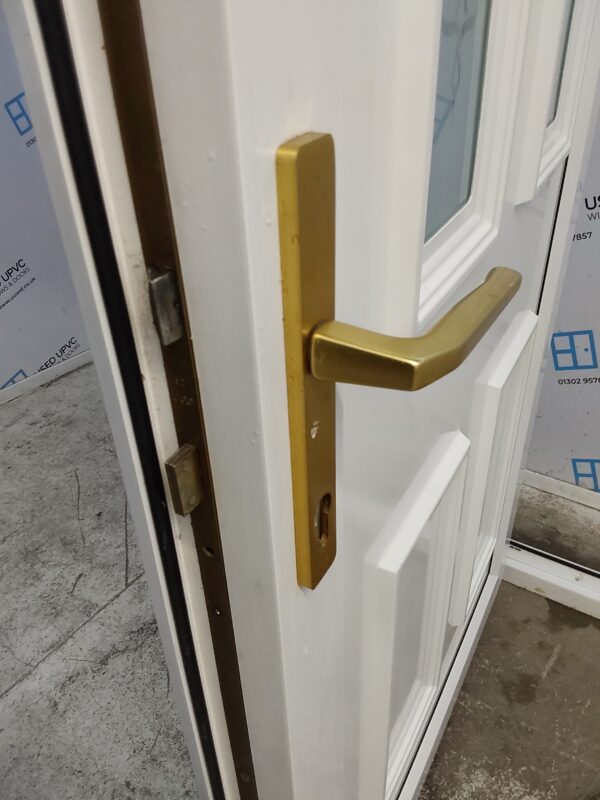 Used White Upvc Front Door And Side Panels 1685mm x 2045mm DS007 - Image 6