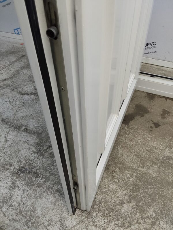 Used White Upvc Back Door 940mm x 2010mm (Reduce To 915mm) 0169 - Image 6