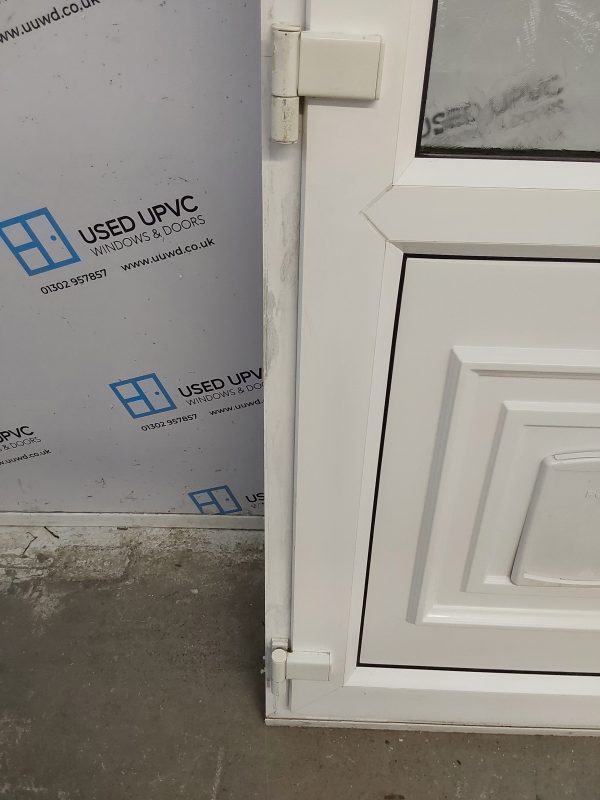 Used White Upvc Back Door 910mm x 2070mm 0125 - Image 9