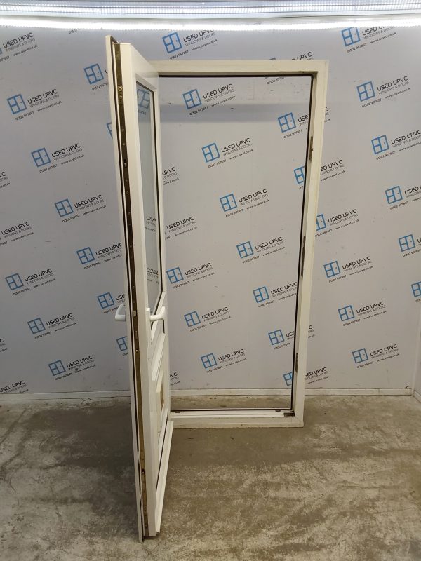 Used White Upvc Back Door 910mm x 2070mm 0125 - Image 3