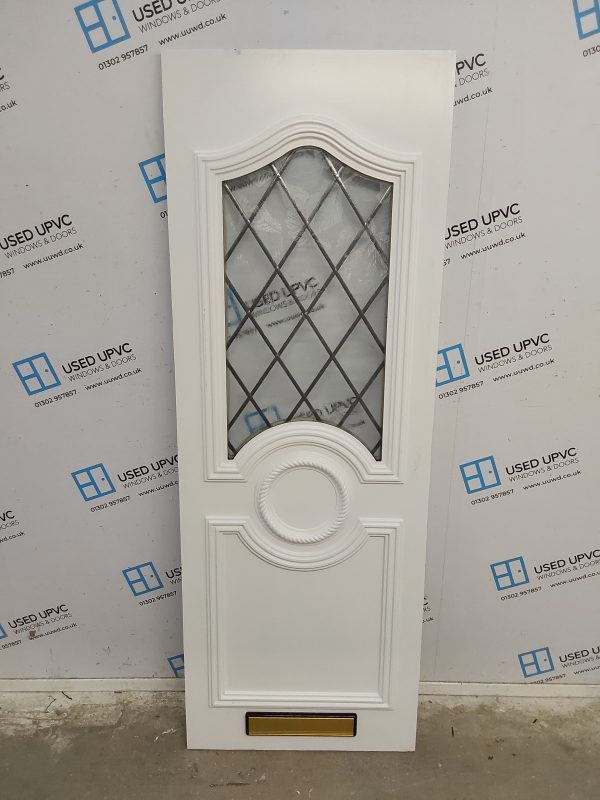 Used White Upvc Front Door Panel 628mm x 1761mm x 28mm UFDP0004 - Image 4