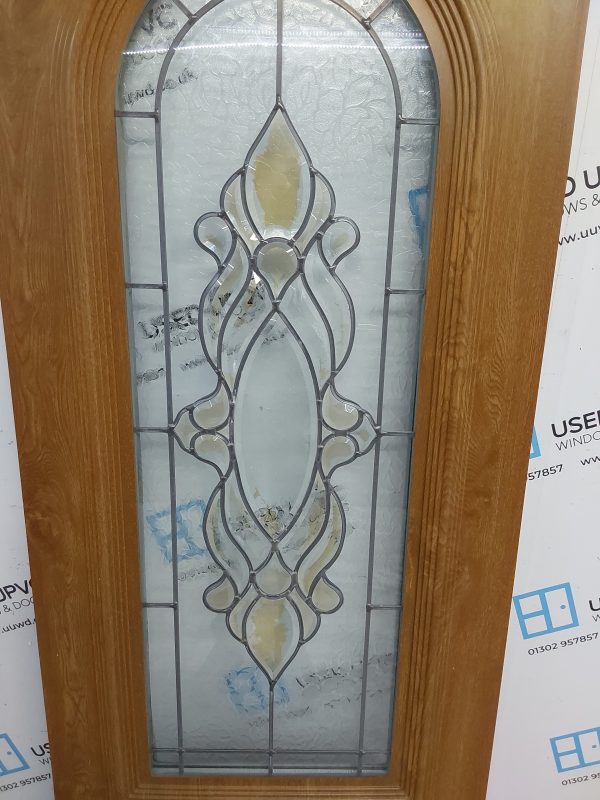 Used Oak Upvc Front Door Panel 660mm x 1850mm x 28mm UFDP0020 - Image 7