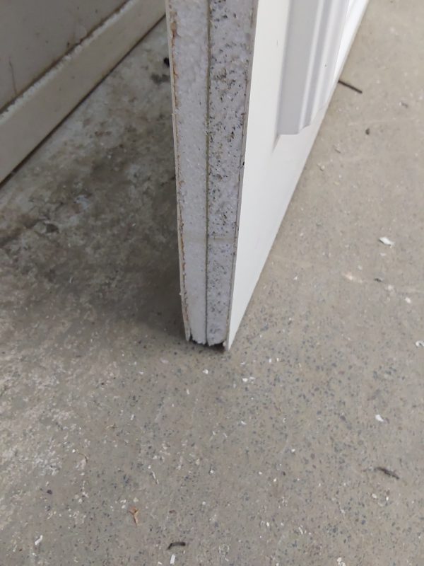 Used White Upvc Front Door Panel 615mm x 1790mm x 28mm UFDP0035 - Image 5