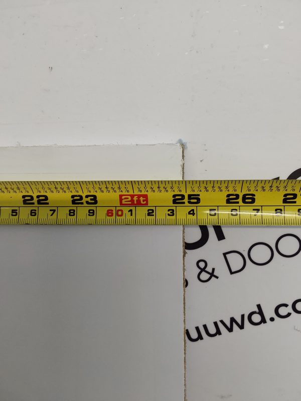 Used White Upvc Front Door Panel 633mm x 1776mm x 28mm UFDP0046 - Image 2