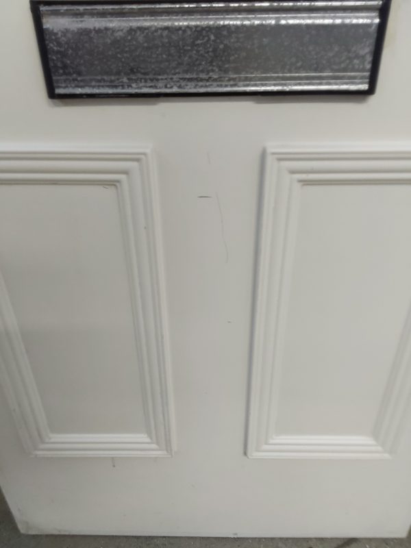 Used White Upvc Front Door Panel 633mm x 1776mm x 28mm UFDP0046 - Image 5