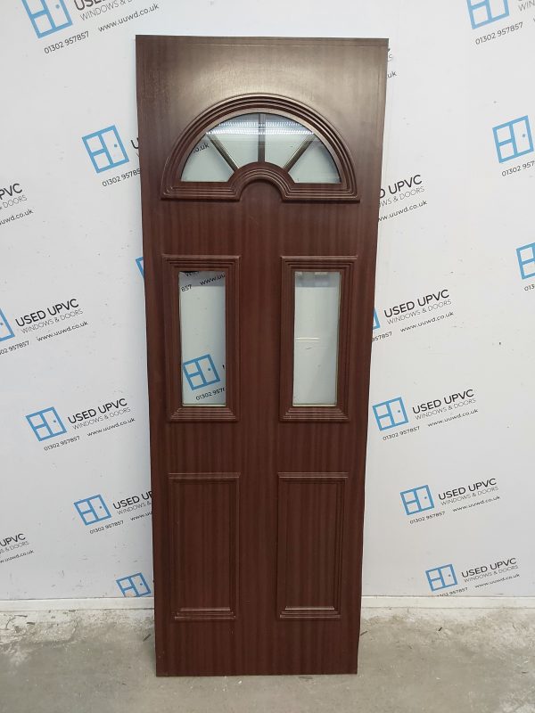 Used Woodgrain Upvc Back Door Panel 610mm x 1772mm x 24mm UDP0003 - Image 4