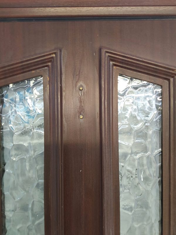 Used Woodgrain Upvc Front Door And Side Panel 1215mm x 2105mm DS011 - Image 13