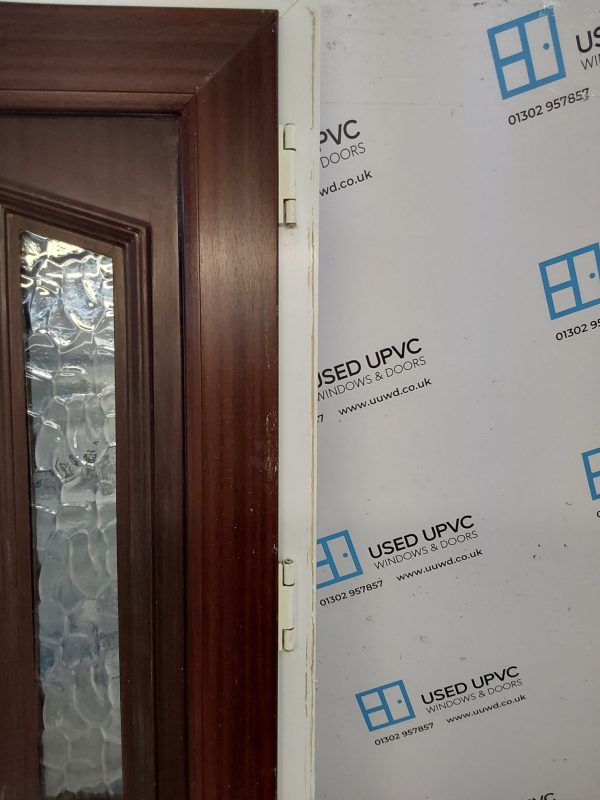 Used Woodgrain Upvc Front Door And Side Panel 1215mm x 2105mm DS011 - Image 17