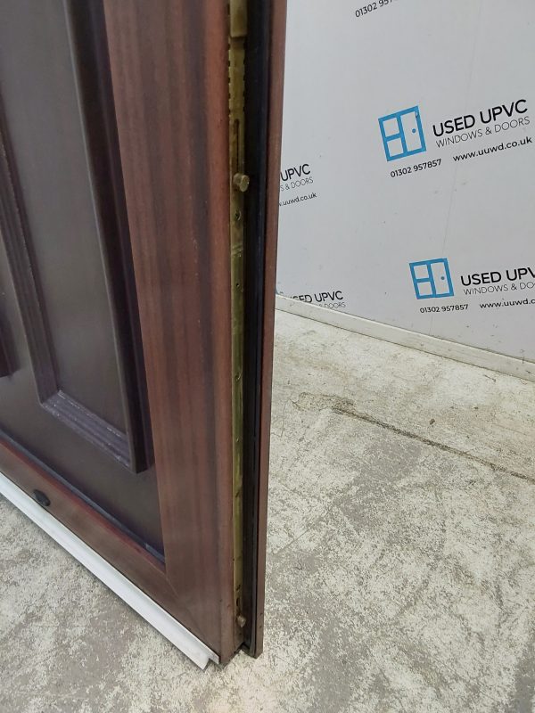 Used Woodgrain Upvc Front Door And Side Panel 1215mm x 2105mm DS011 - Image 6