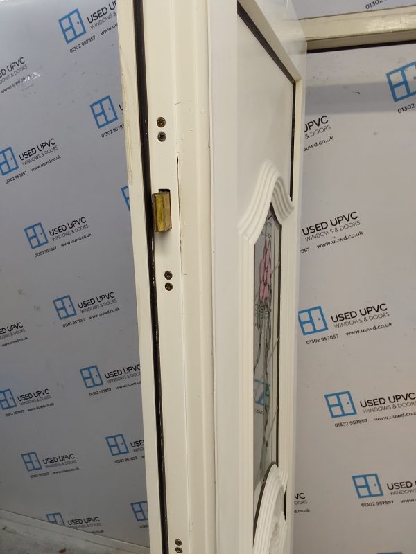 Used White Upvc Front Door 900mm x 2060mm 0027 - Image 4