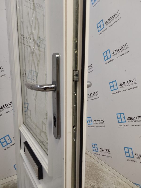 Used White Upvc Front Door 870mm x 2015mm C6022 - Image 5