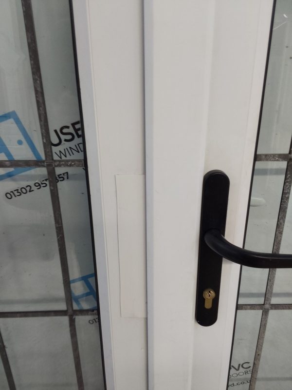 Used White Upvc French Doors 1100mm x 1980mm EA3 - Image 13