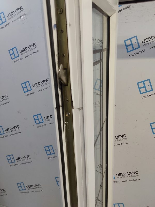 Used White Upvc French Doors 1100mm x 1980mm EA3 - Image 4