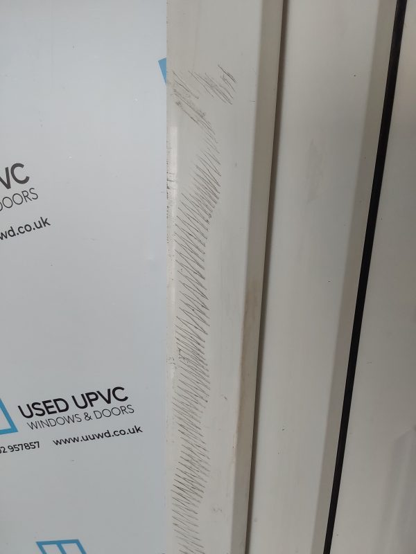 Used White Upvc Front Door And Toplight 920mm x 2425mm 0555 - Image 4