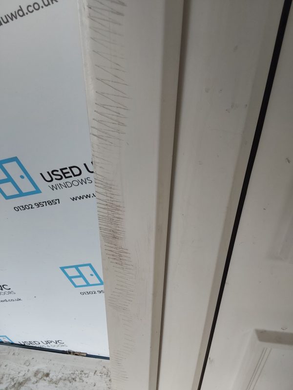 Used White Upvc Front Door And Toplight 920mm x 2425mm 0555 - Image 5